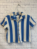Size 4T Boy's Blue Stripe Top
