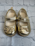Size 4 Girl's Gold Carters Shoe