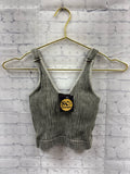 Size S/M Ladies Brown Ribbed Zenana Tank Top