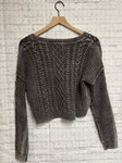 Size Medium Ladies Gray Aeropostale Sweater