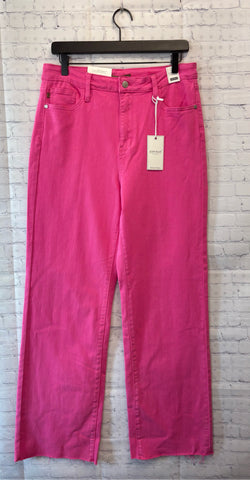Size 13 Ladies Pink Denim Judy Blue Jeans
