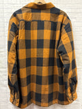 Size XL Men's Brown Plaid Carhartt Jacket