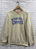 Size Medium Ladies Cream Gildan Sweatshirt