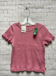 Size 4 Girl's Pink Ribbed Gap Top