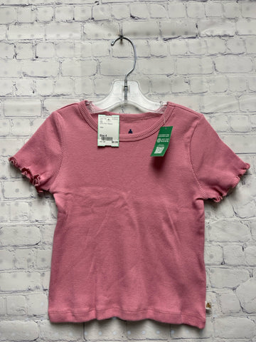 Size 4 Girl's Pink Ribbed Gap Top