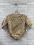 Size 3-6 months Girl's Tan Animal Print Old Navy Romper