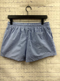 Size Small Ladies Blue Gingham PJ Shorts