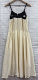 Size Medium Ladies Cream Tank Dress