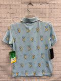 Size 6-8 Boy's Blue Print Top