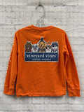 Size 4T Boy's Orange Print Vineyard Vines Top