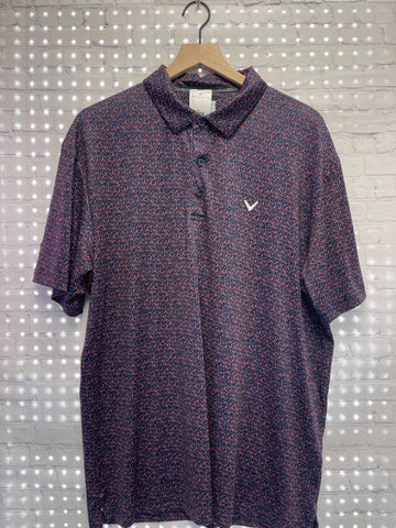 Size XL Men's Navy Print Callaway Top