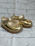 Size 4 Girl's Gold Carters Shoe