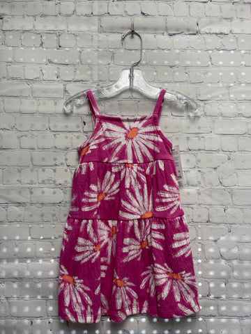 Size 12 Months Girl's Pink Floral Carters Tank Dress