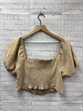 Size XL Ladies Tan Blouse