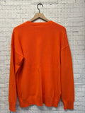 Size Medium Ladies Orange Sweater