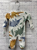 Size Premie Boy's Gray Print Carters Sleeper