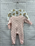 Size 0-3 Months Girl's Multi-Color Print Sleeper