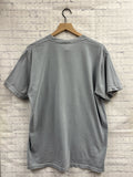 Size Large Ladies Gray Print Comfort Colors Top