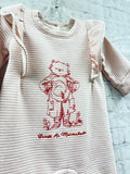 Size 0-3 Months Girl's Pink Stripe Baby Gap Sleeper