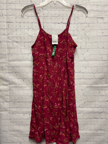 Size 14-16 Girl's Red Floral Gap Tank Dress