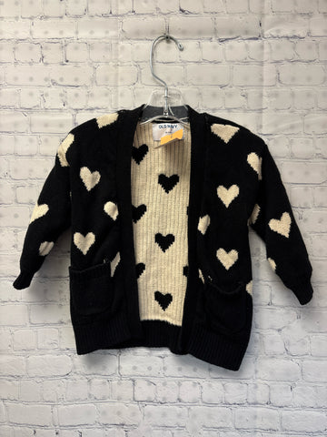 Size 18-24 Months Girl's Black Print Old Navy Cardigan