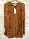 Size Small Ladies Brown Cardigan