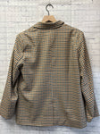 Size Medium Ladies Brown Print Roolee Blazer