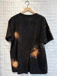 Size XL Ladies Black Print Top