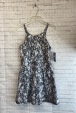 Size 11-12 Girl's Gray Print Abercrombie Tank Dress