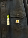 Size XL Men's Navy Plaid Carhartt Shirt
