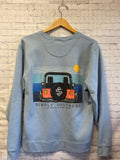 Size Medium Ladies Blue Simply Southern Sweatshirt