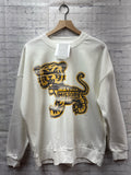Size Small Ladies White Sweatshirt