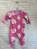 Size 6 months Girl's Pink Floral Carters Sleeper