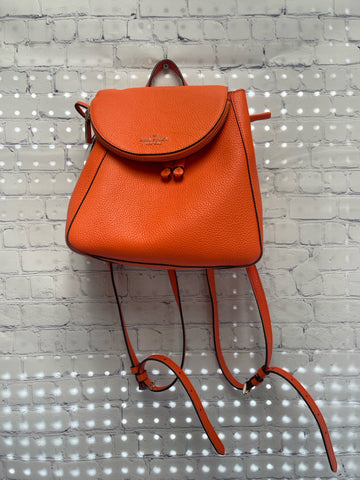 Size Small Ladies Orange Kate Spade Backpack
