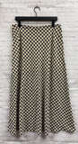 Size Large Ladies Cream Gingham bohme Skirt