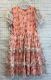 Size 10 Ladies Pink Floral Dress
