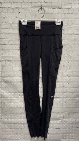 Size 4 Ladies Black lulu lemon Workout Leggings
