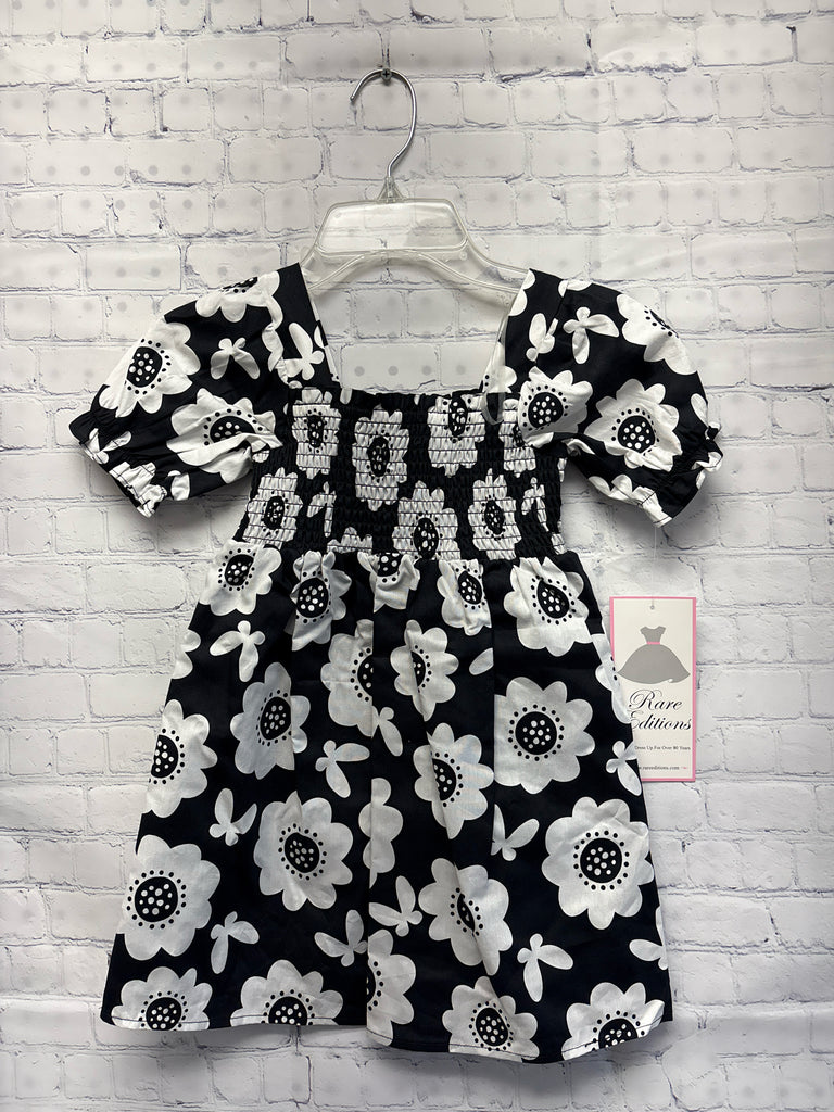 blue dress for baby girl Size 3t Girl's Black Floral Rare Edition Dress – Second Chance Consignment,  INC