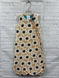 Size 0-6 Months Girl's Yellow Floral Posh Peanut Sleep Sack