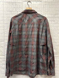 Size Large Men's Gray Plaid Columbia Shirt