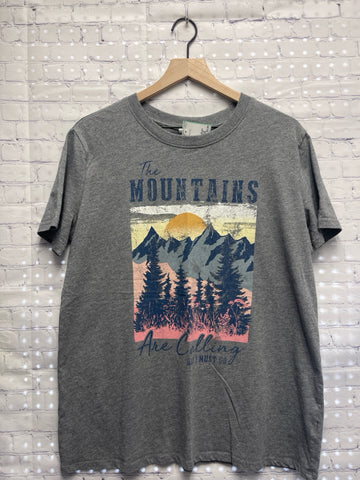 Size Medium Ladies Gray Print Maurices Top