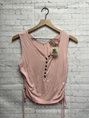 Size Large Ladies Pink POL Tank Top