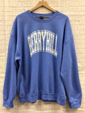 Size XL Ladies Blue Gildan Sweatshirt