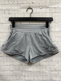 Size 4 Ladies Gray lulu lemon Workout Shorts