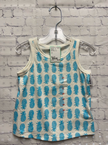 Size 2T Boy's White Print Old Navy Tank Top