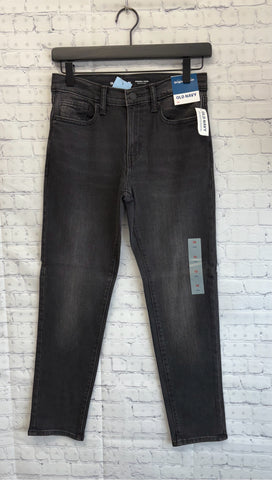 Size 12 Boy's Black Denim Old Navy Jeans