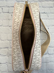 Ladies White Print Michael Kors Purse