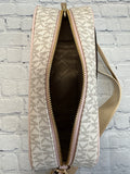 Ladies White Print Michael Kors Purse