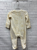Size 3-6 months Unisex Cream Print Baby Gap Sleeper
