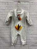 Size 9 Months Unisex Gray Carters Jumpsuit